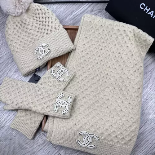 Replica Chanel Hat and Scarf and Glove Set #1378233 $52.00 USD for Wholesale