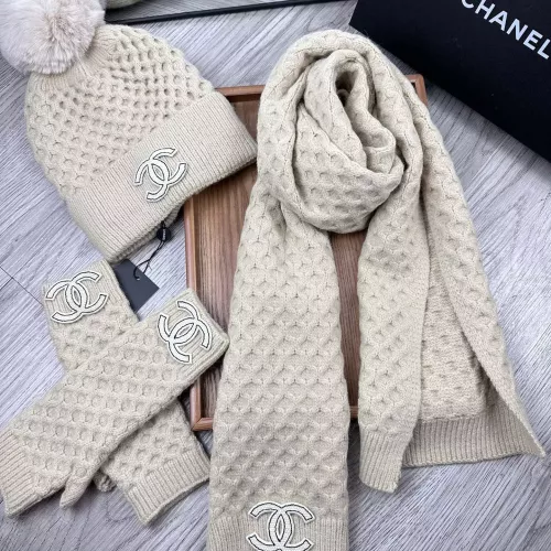 Replica Chanel Hat and Scarf and Glove Set #1378233 $52.00 USD for Wholesale