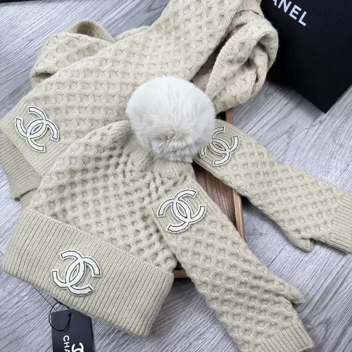 Replica Chanel Hat and Scarf and Glove Set #1378233 $52.00 USD for Wholesale