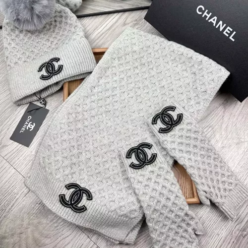 Chanel Hat and Scarf and Glove Set #1378234 $52.00 USD, Wholesale Replica Chanel Hat and Scarf and Glove Set
