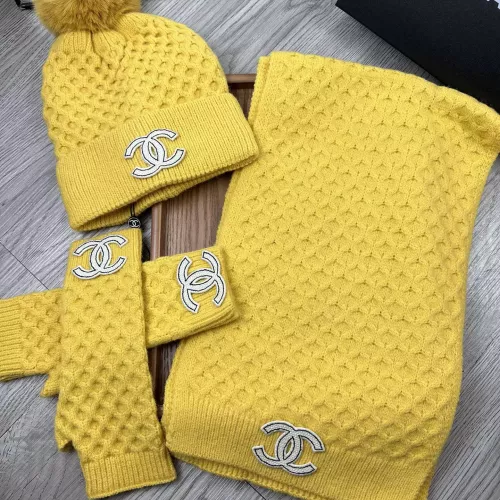 Replica Chanel Hat and Scarf and Glove Set #1378235 $52.00 USD for Wholesale