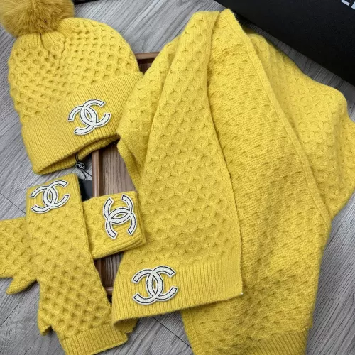 Replica Chanel Hat and Scarf and Glove Set #1378235 $52.00 USD for Wholesale