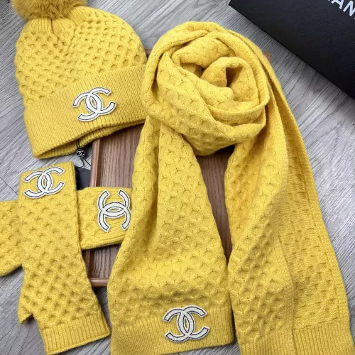Replica Chanel Hat and Scarf and Glove Set #1378235 $52.00 USD for Wholesale