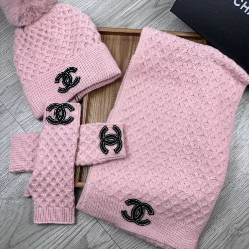 Replica Chanel Hat and Scarf and Glove Set #1378236 $52.00 USD for Wholesale