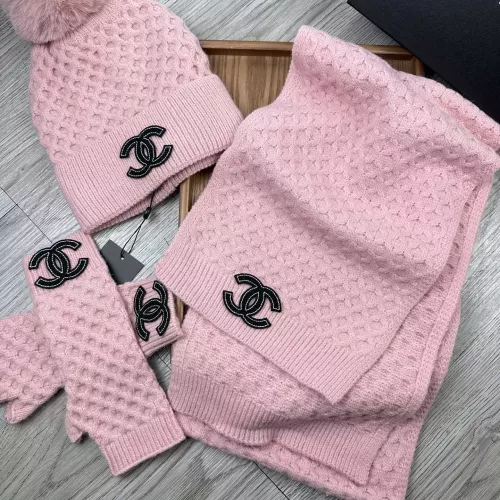 Replica Chanel Hat and Scarf and Glove Set #1378236 $52.00 USD for Wholesale