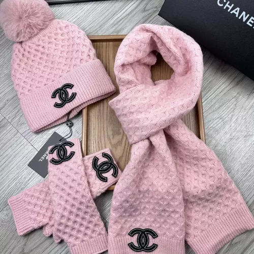 Replica Chanel Hat and Scarf and Glove Set #1378236 $52.00 USD for Wholesale