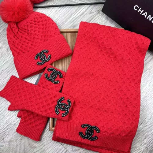 Chanel Hat and Scarf and Glove Set #1378237 $52.00 USD, Wholesale Replica Chanel Hat and Scarf and Glove Set