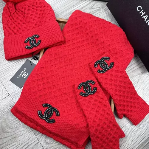 Replica Chanel Hat and Scarf and Glove Set #1378237 $52.00 USD for Wholesale