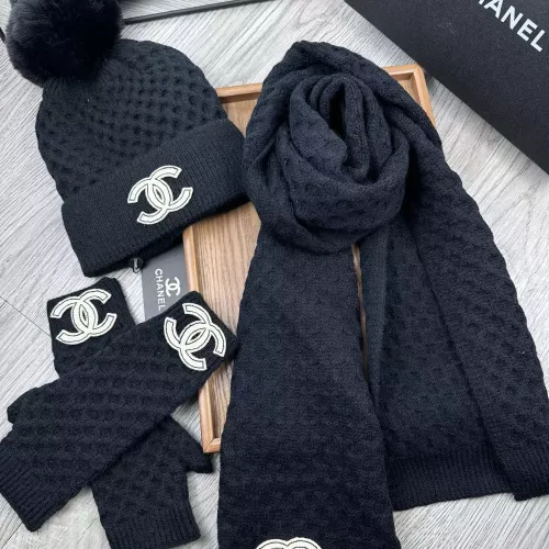 Replica Chanel Hat and Scarf and Glove Set #1378238 $52.00 USD for Wholesale