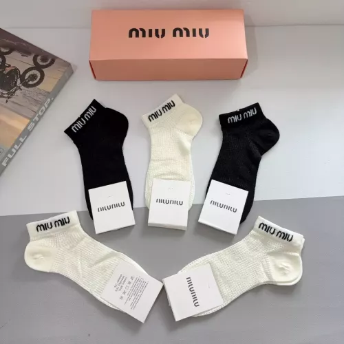 Replica MIU MIU Socks #1378292 $27.00 USD for Wholesale
