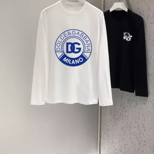 Dolce &amp; Gabbana D&amp;G T-Shirts Long Sleeved For Unisex #1378310 $41.00 USD, Wholesale Replica Dolce &amp; Gabbana D&amp;G T-Shirts