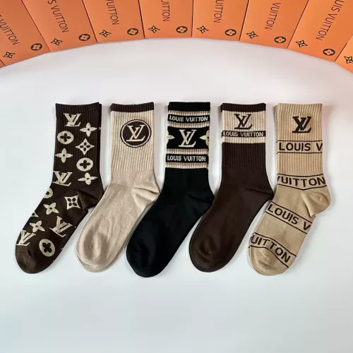 Replica Louis Vuitton LV Socks #1378362 $29.00 USD for Wholesale