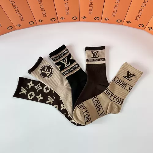 Replica Louis Vuitton LV Socks #1378362 $29.00 USD for Wholesale