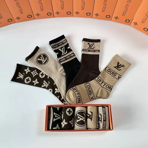 Replica Louis Vuitton LV Socks #1378362 $29.00 USD for Wholesale