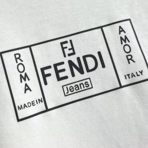 Replica Fendi T-Shirts Long Sleeved For Unisex #1378386 $42.00 USD for Wholesale