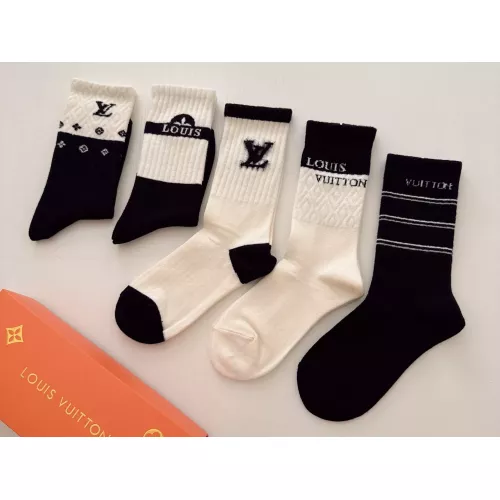 Replica Louis Vuitton LV Socks For Women #1378403 $29.00 USD for Wholesale