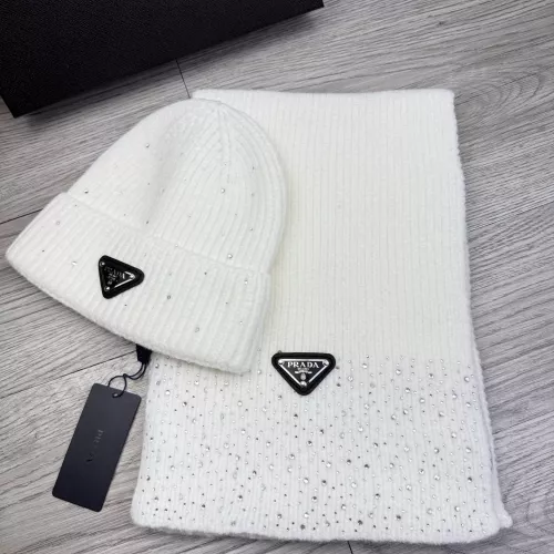 Prada Hat and Scarf Set #1378466 $48.00 USD, Wholesale Replica Prada Hat and Scarf and Glove Set