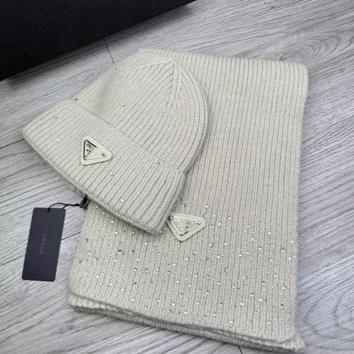 Prada Hat and Scarf Set #1378467 $48.00 USD, Wholesale Replica Prada Hat and Scarf and Glove Set