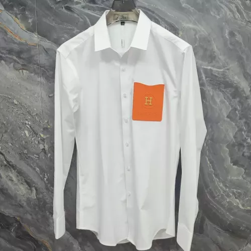 Hermes Shirts Long Sleeved For Men #1378516 $76.00 USD, Wholesale Replica Hermes Shirts