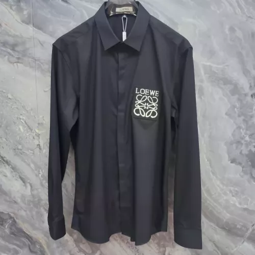LOEWE Shirts Long Sleeved For Men #1378517 $76.00 USD, Wholesale Replica LOEWE Shirts