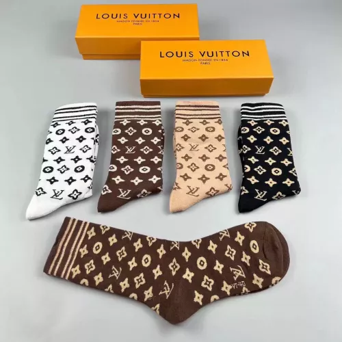 Replica Louis Vuitton LV Socks #1378525 $29.00 USD for Wholesale