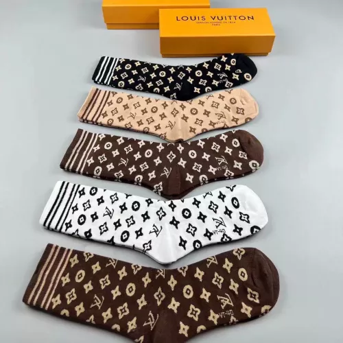 Replica Louis Vuitton LV Socks #1378525 $29.00 USD for Wholesale