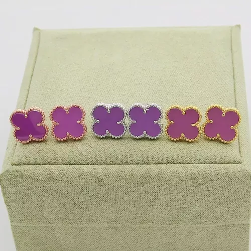 Replica Van Cleef & Arpels Earrings For Women #1378597 $25.00 USD for Wholesale