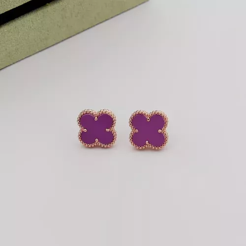 Van Cleef &amp; Arpels Earrings For Women #1378598 $25.00 USD, Wholesale Replica Van Cleef &amp; Arpels Earrings