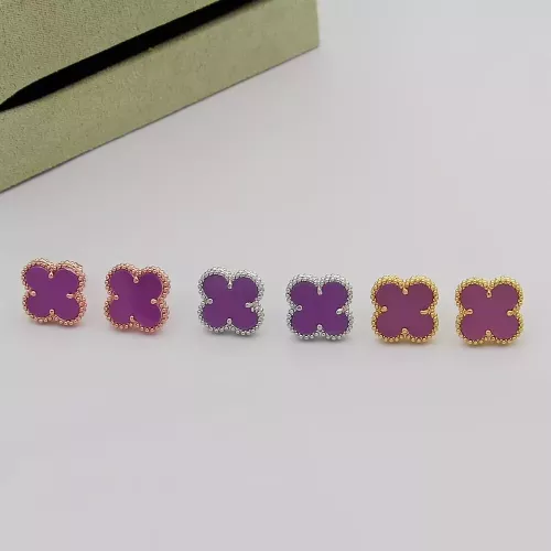 Replica Van Cleef & Arpels Earrings For Women #1378598 $25.00 USD for Wholesale