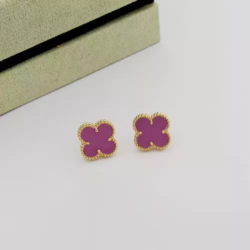 Van Cleef &amp; Arpels Earrings For Women #1378599 $25.00 USD, Wholesale Replica Van Cleef &amp; Arpels Earrings