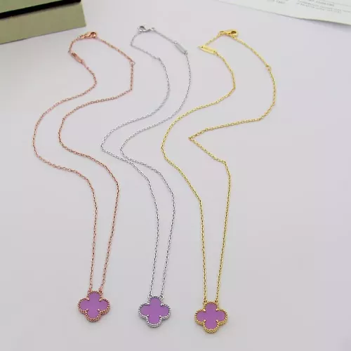 Replica Van Cleef & Arpels Necklaces For Women #1378600 $25.00 USD for Wholesale
