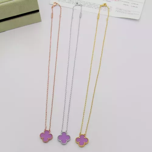 Replica Van Cleef & Arpels Necklaces For Women #1378600 $25.00 USD for Wholesale