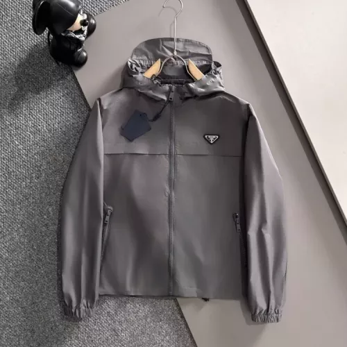 Prada Jackets Long Sleeved For Men #1378676 $85.00 USD, Wholesale Replica Prada Jackets