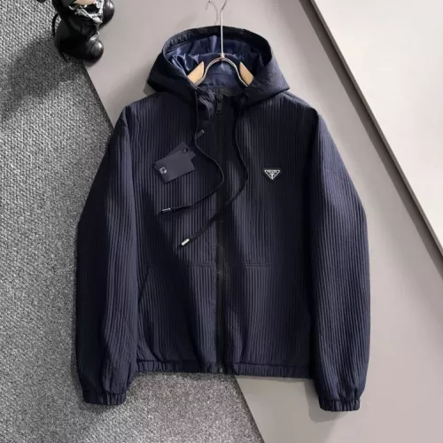 Prada Jackets Long Sleeved For Men #1378678 $85.00 USD, Wholesale Replica Prada Jackets