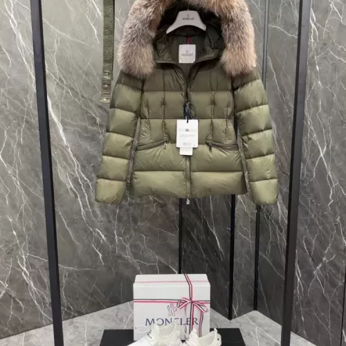 Moncler Down Feather Coat Long Sleeved For Women #1378722 $195.00 USD, Wholesale Replica Moncler Down Feather Coat