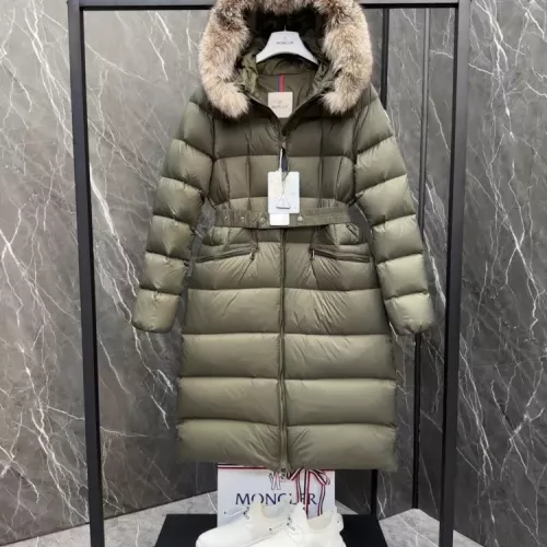 Moncler Down Feather Coat Long Sleeved For Women #1378733 $205.00 USD, Wholesale Replica Moncler Down Feather Coat