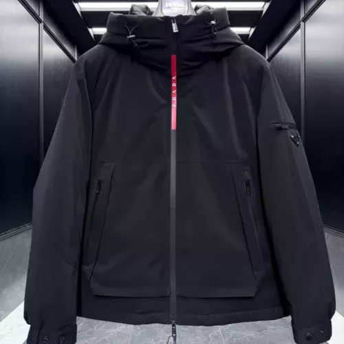 Prada Down Feather Coat Long Sleeved For Men #1378792 $202.00 USD, Wholesale Replica Prada Down Feather Coat
