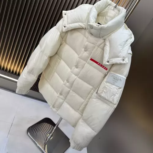 Replica Prada Down Feather Coat Long Sleeved For Men #1378799 $238.02 USD for Wholesale
