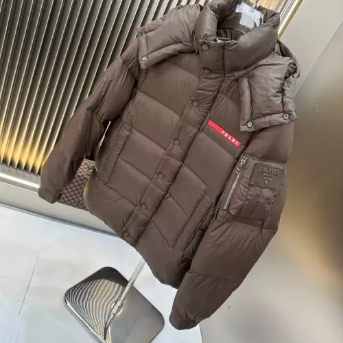 Replica Prada Down Feather Coat Long Sleeved For Men #1378800 $238.02 USD for Wholesale