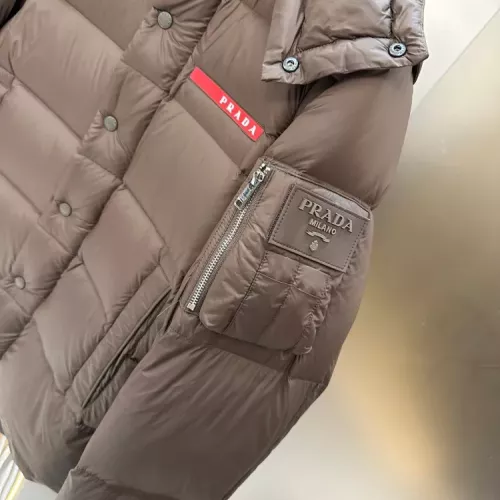 Replica Prada Down Feather Coat Long Sleeved For Men #1378800 $238.02 USD for Wholesale