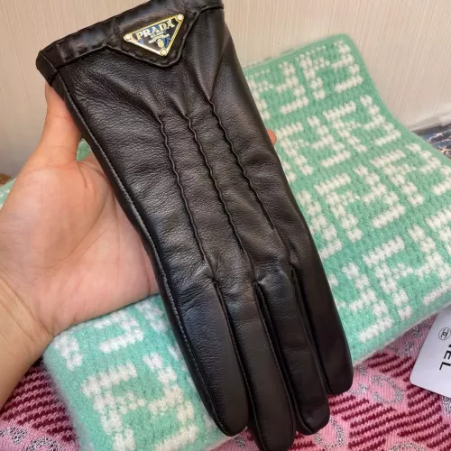 Replica Prada Gloves For Women #1379045 $60.00 USD for Wholesale
