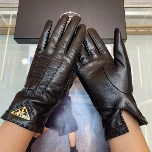 Replica Prada Gloves For Women #1379045 $60.00 USD for Wholesale