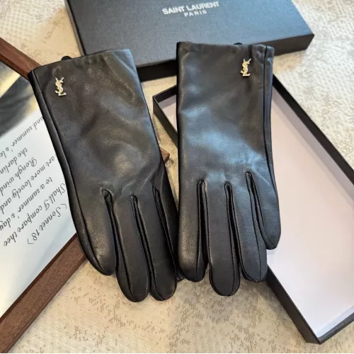 Yves Saint Laurent Gloves For Women #1379068 $48.00 USD, Wholesale Replica Yves Saint Laurent Gloves