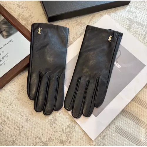 Replica Yves Saint Laurent Gloves For Women #1379068 $48.00 USD for Wholesale