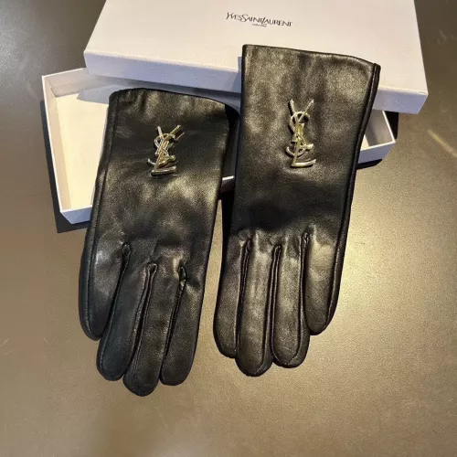 Yves Saint Laurent Gloves For Women #1379069 $48.00 USD, Wholesale Replica Yves Saint Laurent Gloves