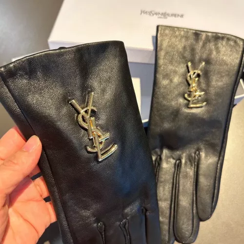 Replica Yves Saint Laurent Gloves For Women #1379069 $48.00 USD for Wholesale