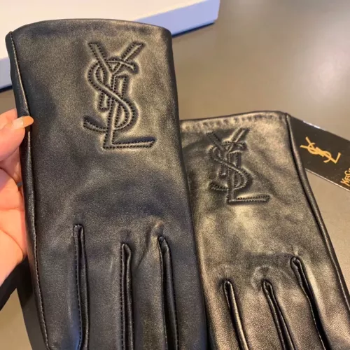 Replica Yves Saint Laurent Gloves For Women #1379090 $42.00 USD for Wholesale