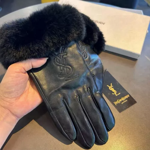 Replica Yves Saint Laurent Gloves For Women #1379097 $52.00 USD for Wholesale