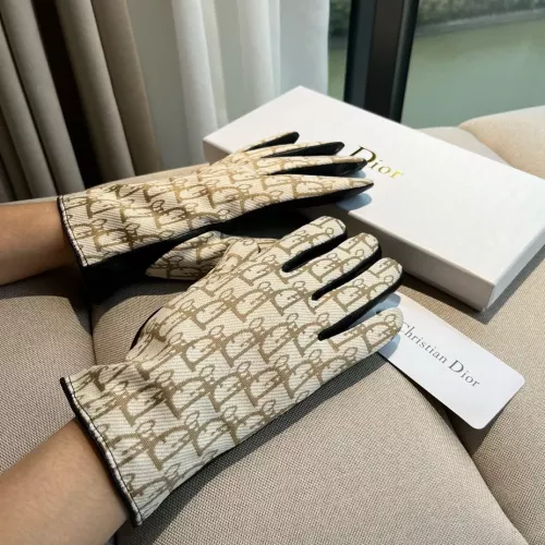Replica Christian Dior Gloves For Women #1379135 $56.00 USD for Wholesale