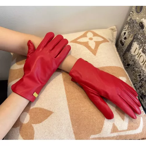 Replica Christian Dior Gloves For Women #1379143 $42.00 USD for Wholesale